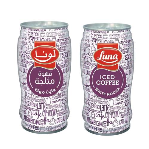 لونا ايس كوفي وايت موكا 240 مل