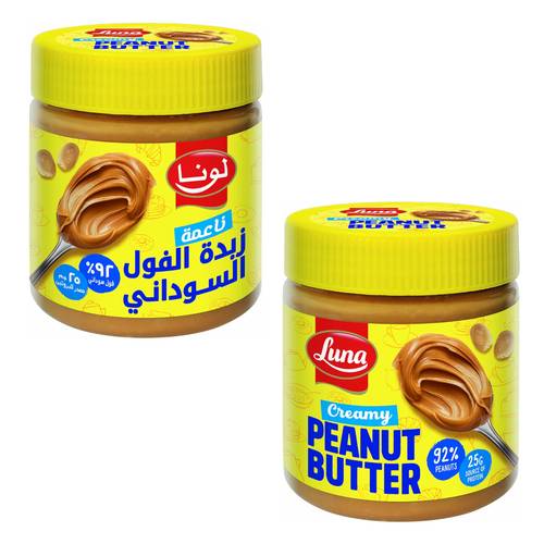 لونا زبدة الفول السوداني 340 جرام    