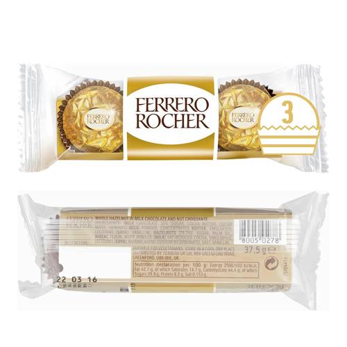 Ferrero Rocher Chocolate 3pack 37.5 G