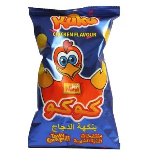 Nabil Coco Corn Puffs Chicken Flavor 64 G