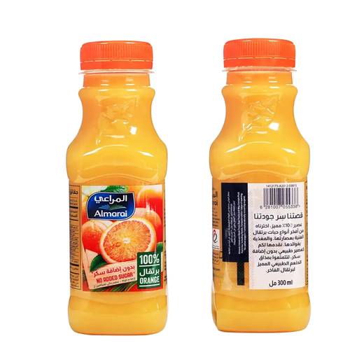 Almarai Orange Juice Without Sugar 300 ML