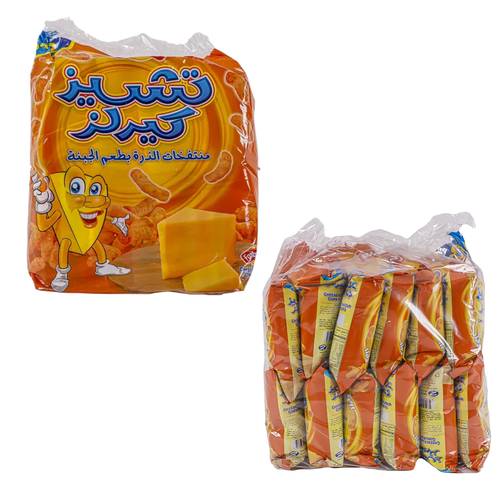 Fantazee Cheese Curls 12 PC * 25 G