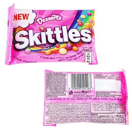 Skittles Fruit & Candy Flavor 38 G