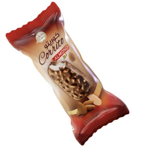 Al Amal Ice Cream Corito Almond & Chocolate 150 ML