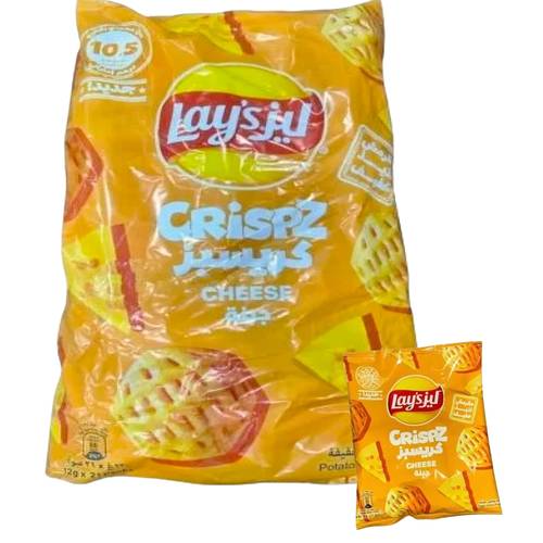 Crispz Lay's Chips Cheese Flavor 21 Packs * 12 G