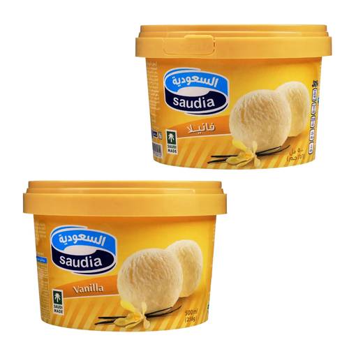 Saudia Vanilla Ice Cream 500 ML