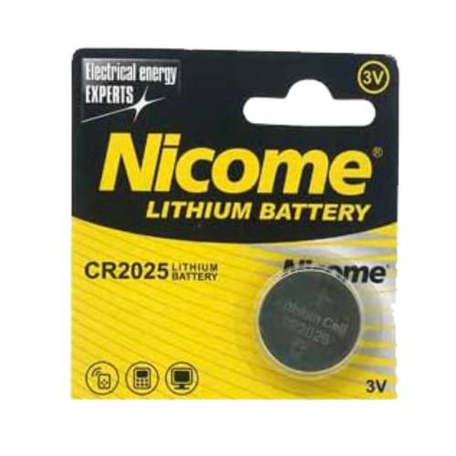 Nicome CR2025 lithium Battery