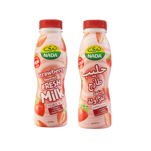 ندى حليب بالفراولة 360 مل
