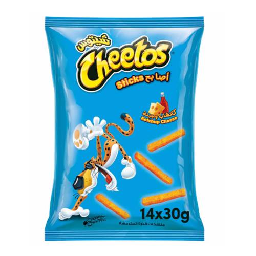  Cheetos Sticks Ketchup Cheese 14 PC * 30 G