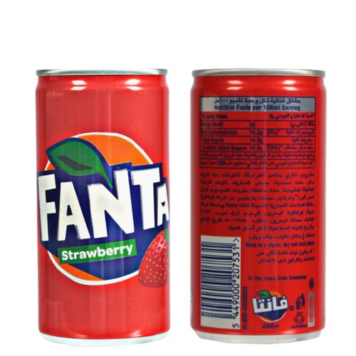 Fanta Soft Drink Strawberry 185 ML