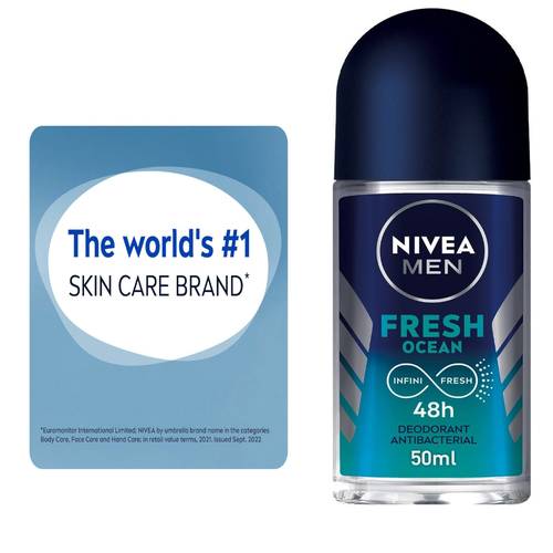 Nivea Deodorant Roll-On For Men 48 Hour Protection 50 ML