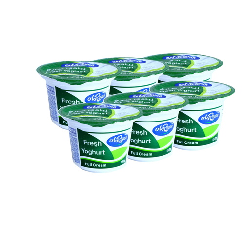 Rayan Fresh Yogurt Full Fat 150 G 6 PC