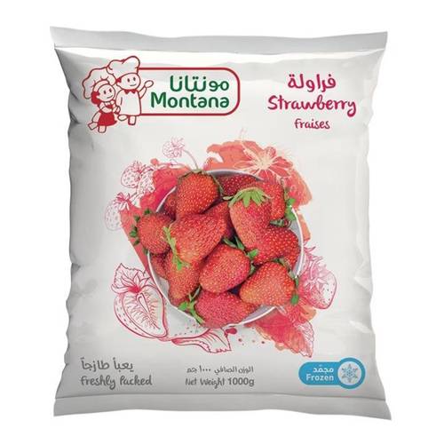 Montana Frozen Strawberries 1000 G