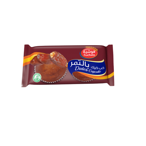 فوشيه كب كيك التمر 70 جرام قطعتين 