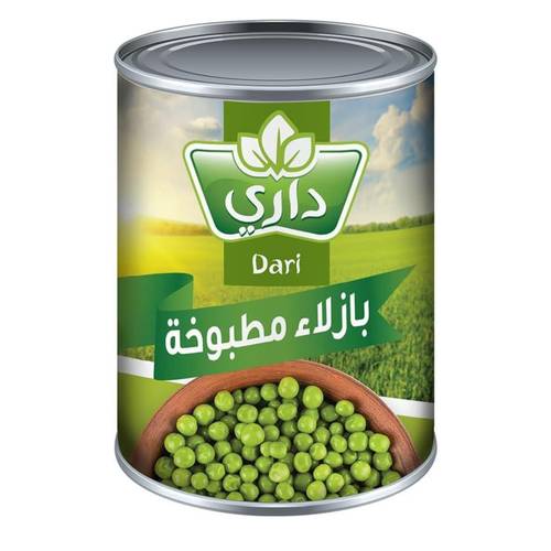 داري بازلاء خضراء معلبة مطبوخة 400 جرام