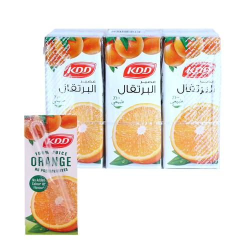  كي دي دي عصير برتقال 6 * 180 مل