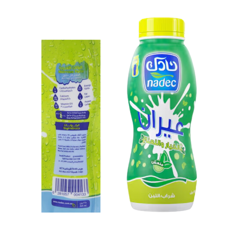 Nadec Ayran With Cucumber & Mint 225 G