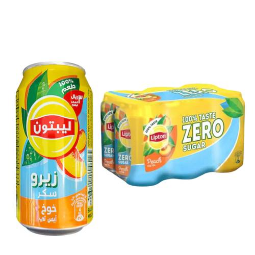 Lipton Ice Tea Peach Zero Sugar 6 * 310 ML