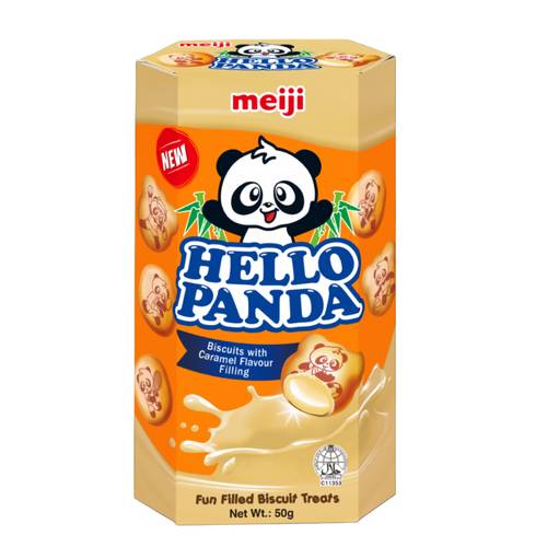 Meiji Hello Panda Caramel Biscuits 50 G