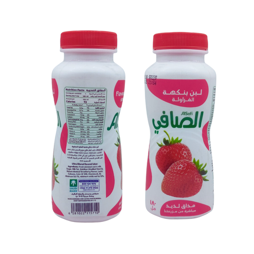 الصافي لبن بنكهة الفراولة 180 مل