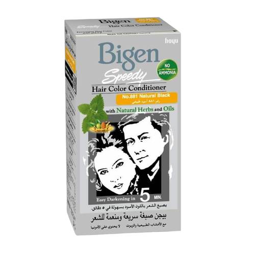 Bigen Hair Dye No. 881 Natural Black 80 G