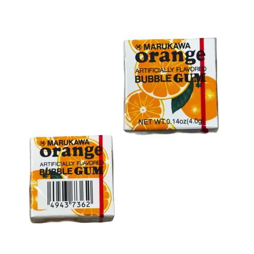 Marukawa Orange Flavored Gum 4g