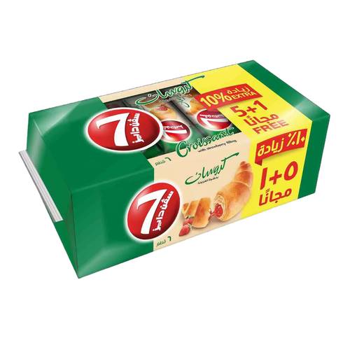 7Days Strawberry Croissant 55 G 5+1 Free