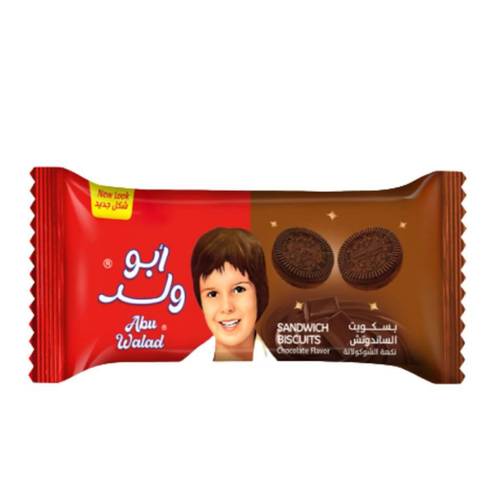تيشوب ابو ولد بسكويت بالشوكولاتة 30 جرام