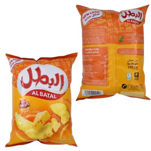 البطل بطاطس بنكهة الجبن 110 جرام