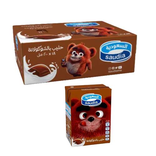 السعودية حليب شوكولاتة 18 * 200 مل