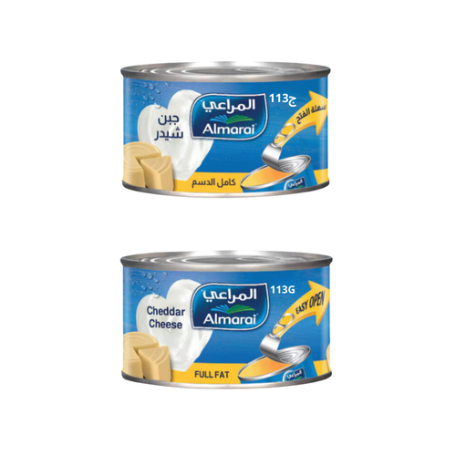  المراعي جبن شيدر كامله الدسم 113 جرام      