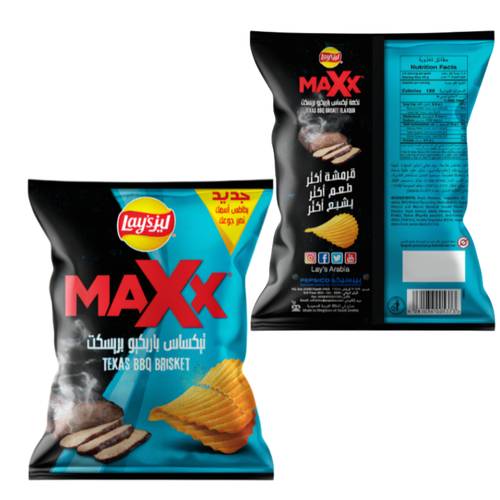 Lays Maxx Patato Chips Texas BBQ 45 G