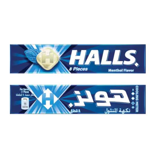 Halls Mint Flavored Candy 22 G
