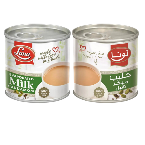 لونا حليب مبخر بالهيل 159 جرام     