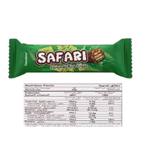 Gandour Safari wafer Peanuts 32 G