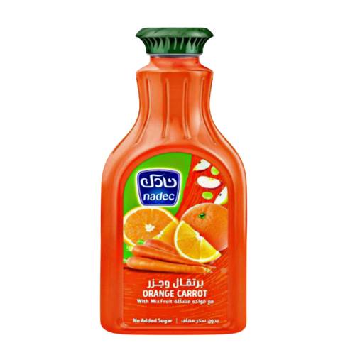 Nadec Orange & Carrot Juice With Mixed Fruits Without Sugar 1.3 L