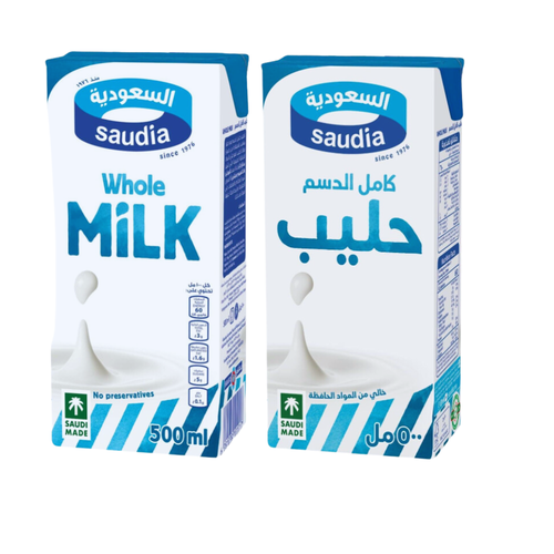 السعودية حليب كامل الدسم 500 مل