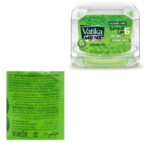 Vatika Hair Gel Strong Hold 250 ML