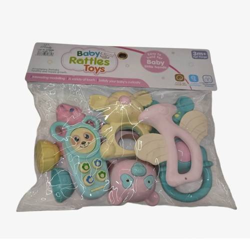 Baby Rattle and Teething Toy Set