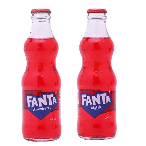 Fanta Strawberry Glass Bottle 250 ML