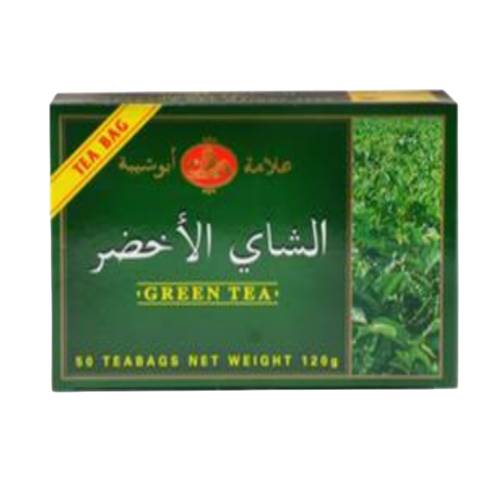 أبو شيبة شاي أخضر فاخر 50 كيس