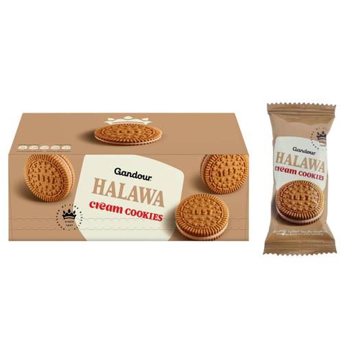 Ghandour Halawa Biscuit with Cream 12 * 38 G