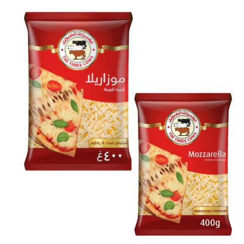 البقرات الثلاثه شبيه جبنه الموزاريلا 400 جرام