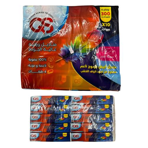 QS Shedda High Quality Paper Tissues 10*300 Tissues