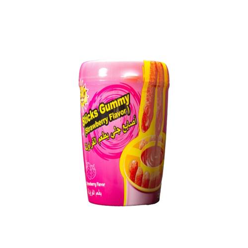 Strawberry Jelly Fingers With Sauce 96 G