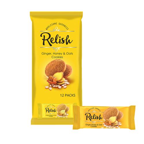 Relish Honey & Ginger  Cookies 6 * 12 * 42 G