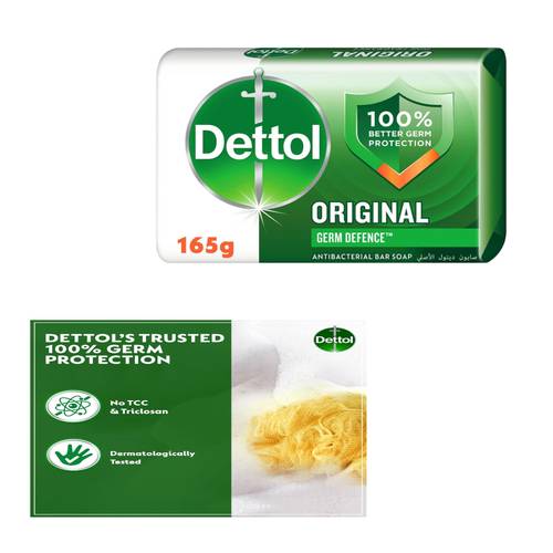 Dettol Original Antibacterial Bath Soap 165 G