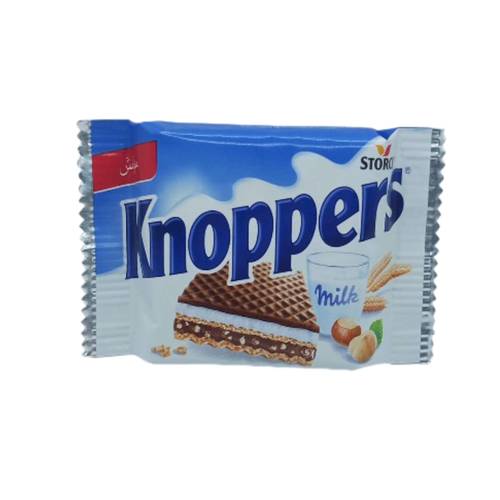 Knoppers Wafer Biscuit Filled with Hazelnuts and Cocoa 25 G
