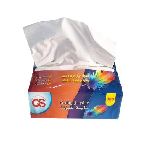QS High Quality Paper Tissues 300 Tissues