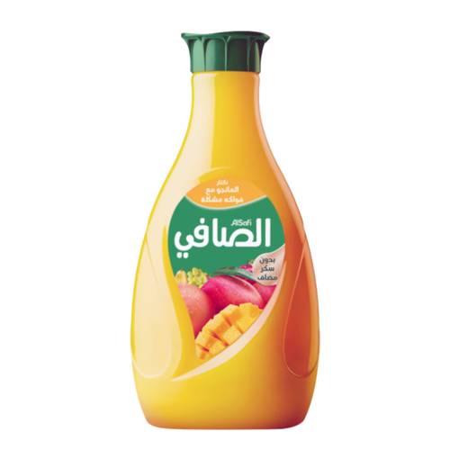 الصافي نكتار المانجو مع الفواكه المشكلة بدون سكر مضاف 1.3لتر
